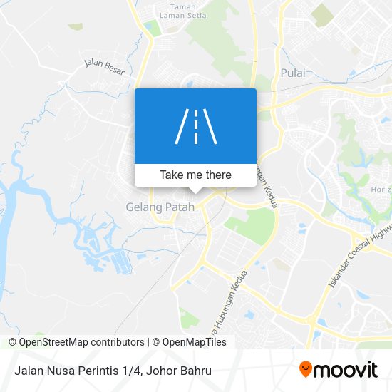 Jalan Nusa Perintis 1/4 map
