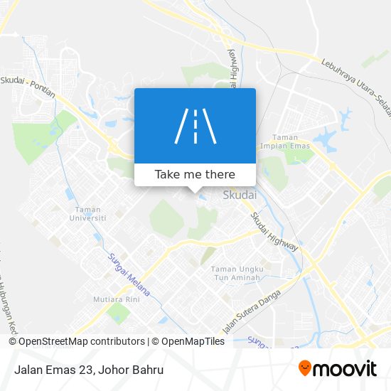 Jalan Emas 23 map