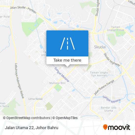 Jalan Utama 22 map