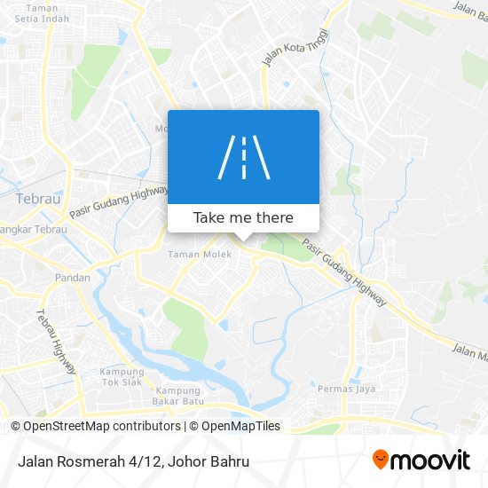 Jalan Rosmerah 4/12 map