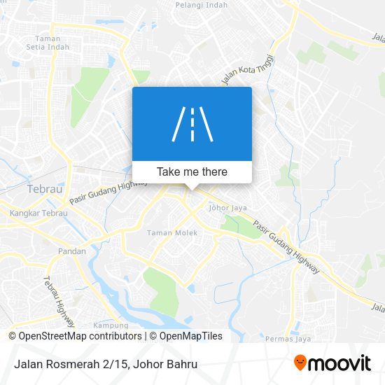 Jalan Rosmerah 2/15 map