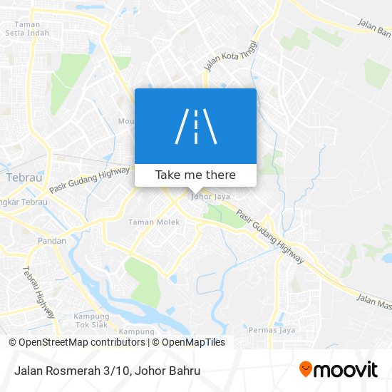 Jalan Rosmerah 3/10 map