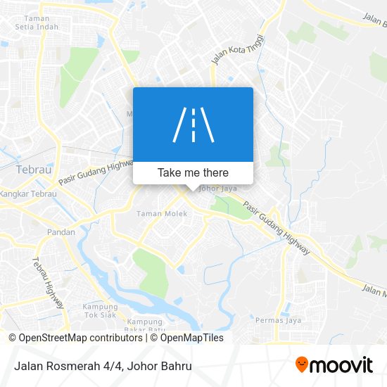 Jalan Rosmerah 4/4 map