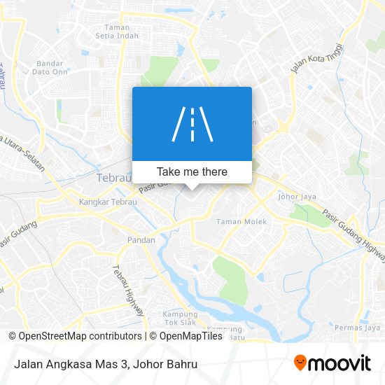 Jalan Angkasa Mas 3 map
