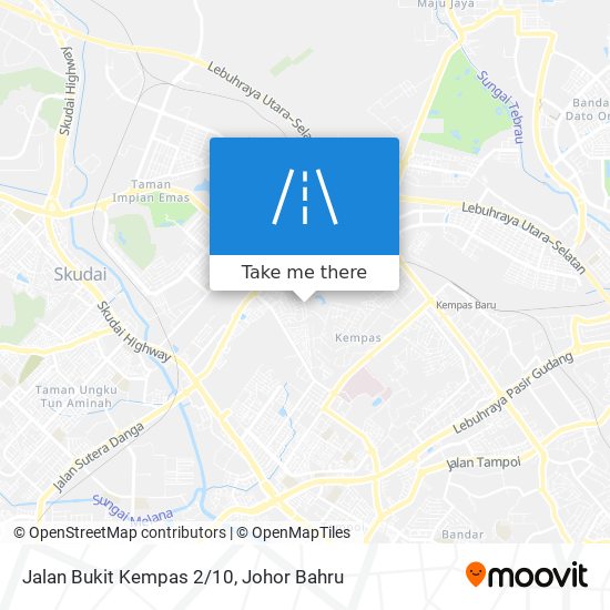 Jalan Bukit Kempas 2/10 map
