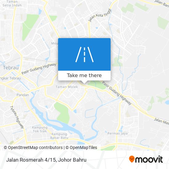 Jalan Rosmerah 4/15 map