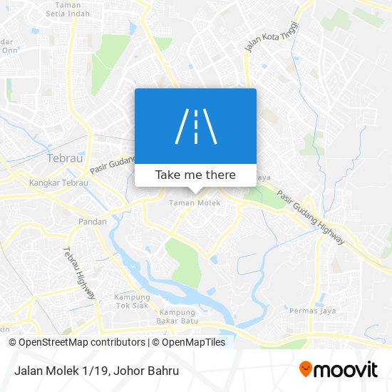 Jalan Molek 1/19 map