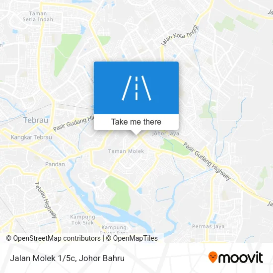 Jalan Molek 1/5c map