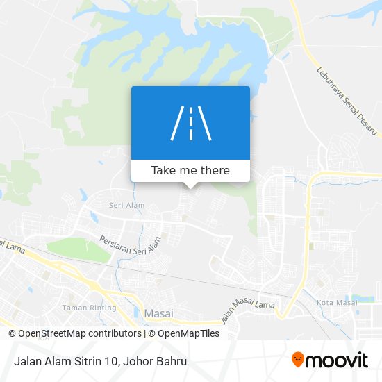 Jalan Alam Sitrin 10 map