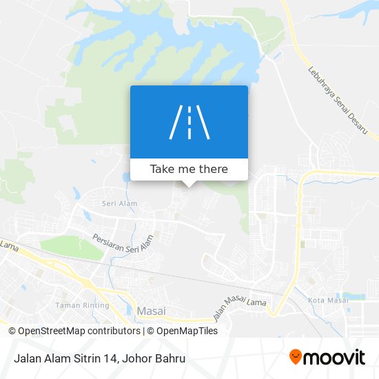 Jalan Alam Sitrin 14 map