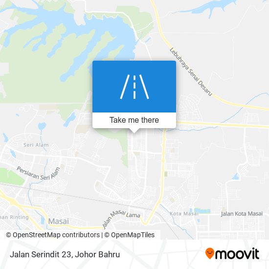 Jalan Serindit 23 map