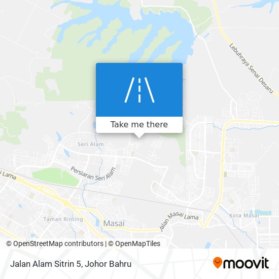 Jalan Alam Sitrin 5 map