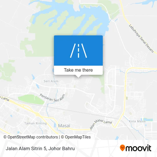 Jalan Alam Sitrin 5 map