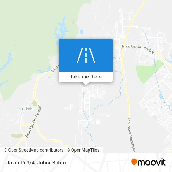 Jalan Pi 3/4 map
