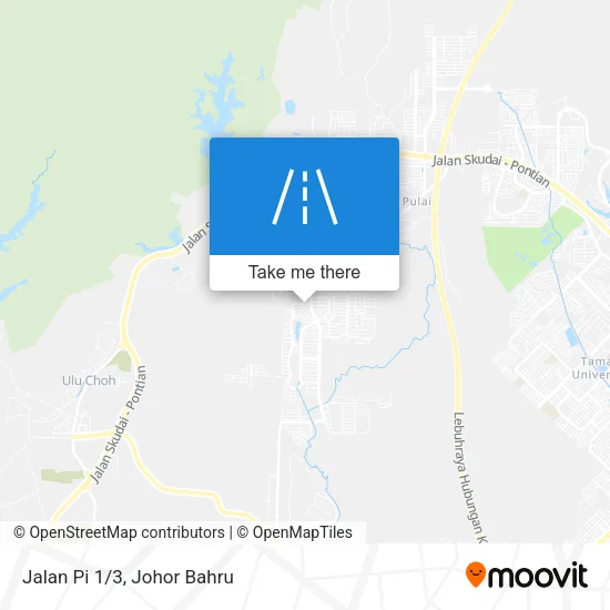 Jalan Pi 1/3 map