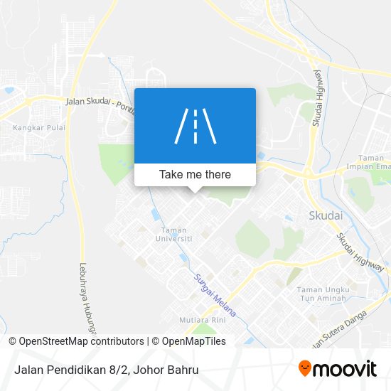 Jalan Pendidikan 8/2 map