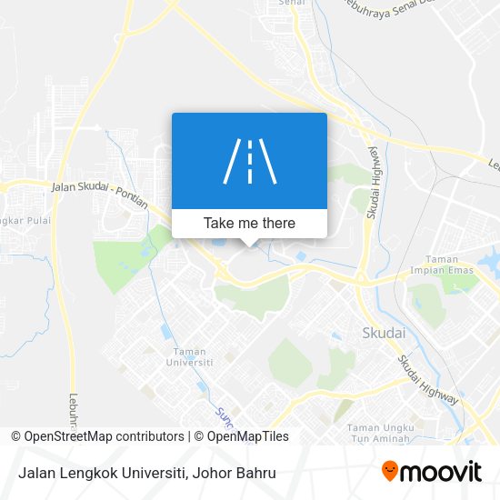 Jalan Lengkok Universiti map