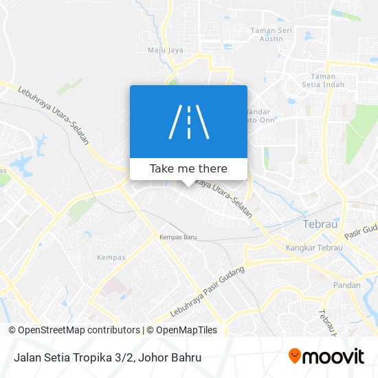 Jalan Setia Tropika 3/2 map