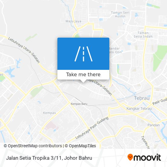 Jalan Setia Tropika 3/11 map