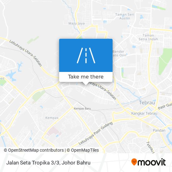 Jalan Seta Tropika 3/3 map