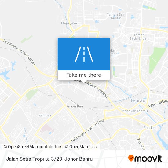 Jalan Setia Tropika 3/23 map