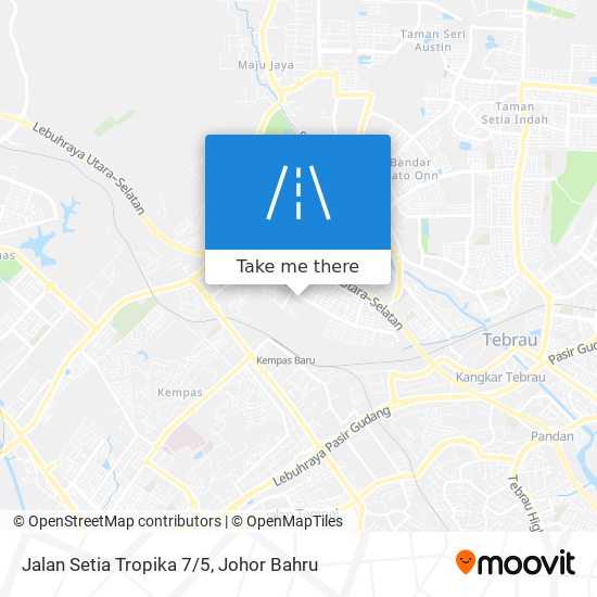 Jalan Setia Tropika 7/5 map