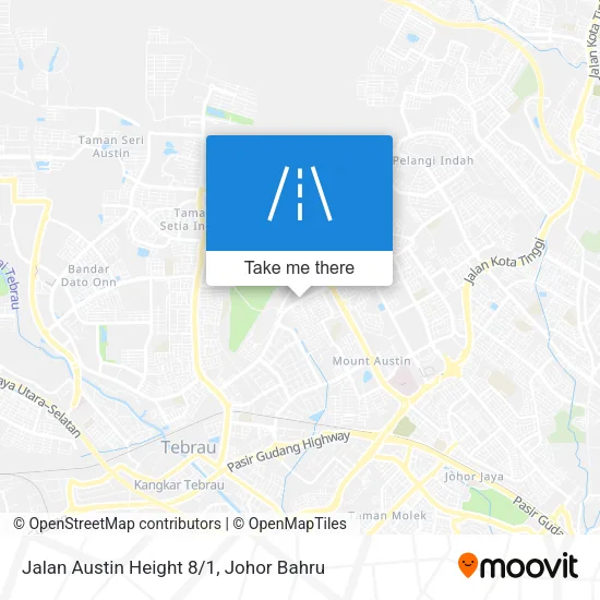 Jalan Austin Height 8/1 map