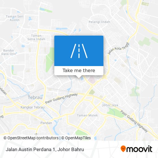 Jalan Austin Perdana 1 map