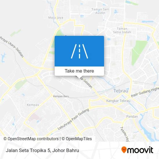 Jalan Seta Tropika 5 map