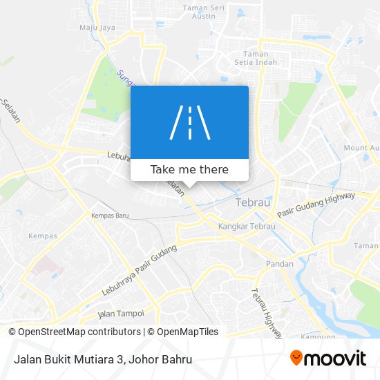 Jalan Bukit Mutiara 3 map