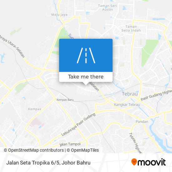 Jalan Seta Tropika 6/5 map