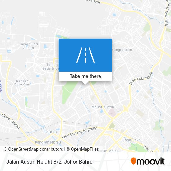 Jalan Austin Height 8/2 map