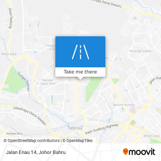 Jalan Enau 14 map