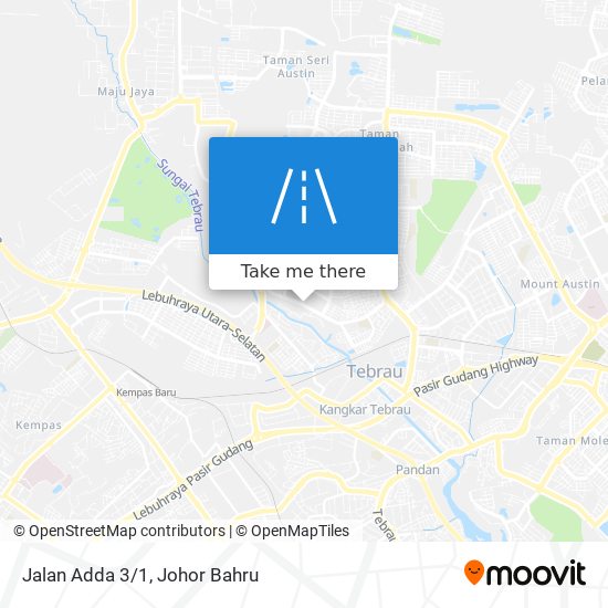 Jalan Adda 3/1 map