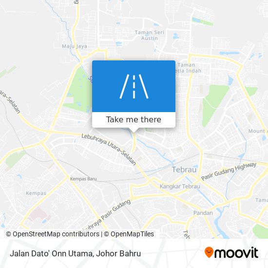Jalan Dato' Onn Utama map