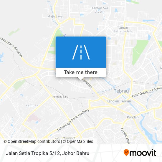 Jalan Setia Tropika 5/12 map