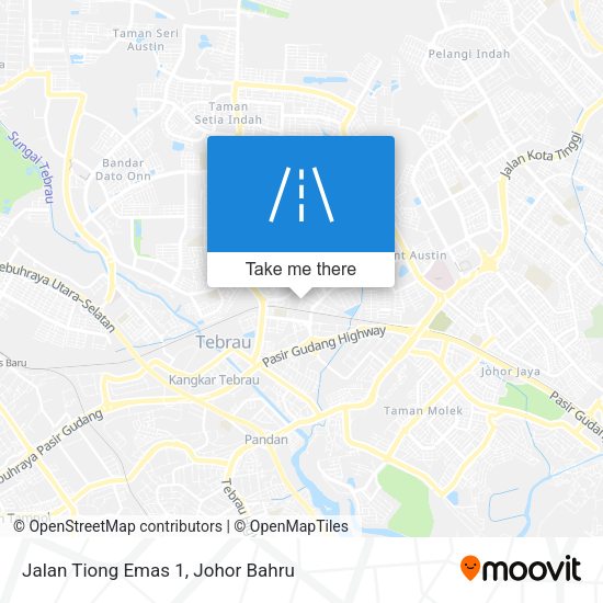Jalan Tiong Emas 1 map