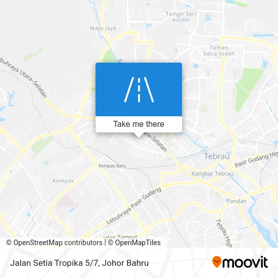 Jalan Setia Tropika 5/7 map