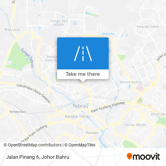 Jalan Pinang 6 map