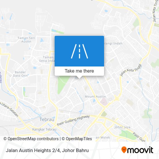 Jalan Austin Heights 2/4 map