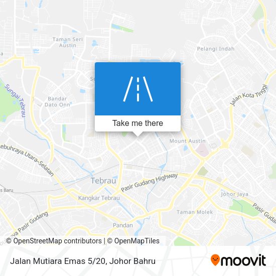 Jalan Mutiara Emas 5/20 map