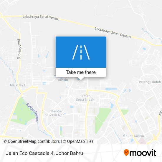 Jalan Eco Cascadia 4 map
