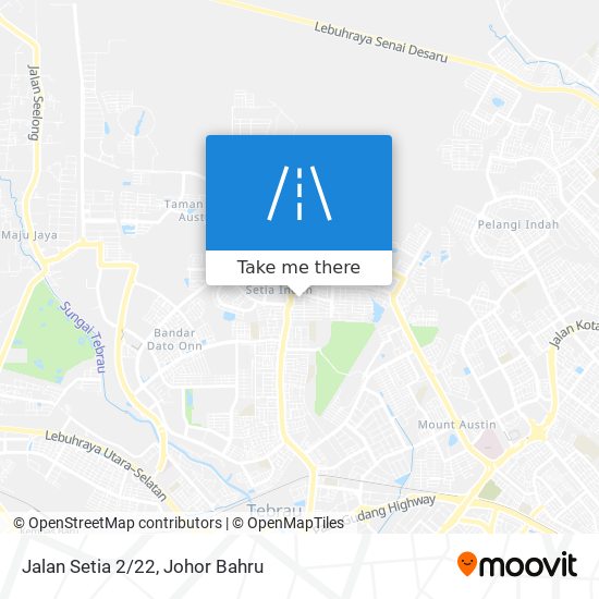 Jalan Setia 2/22 map