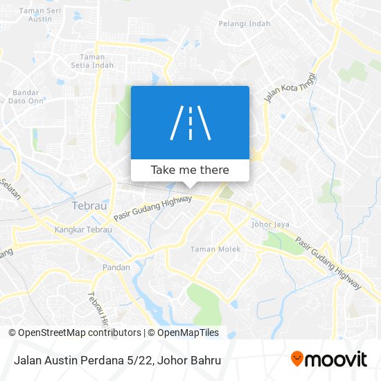 Jalan Austin Perdana 5/22 map