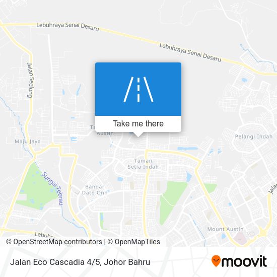 Jalan Eco Cascadia 4/5 map