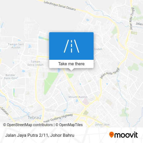 Jalan Jaya Putra 2/11 map