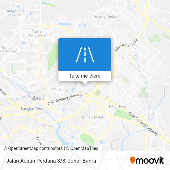 Jalan Austin Perdana 3/3 map