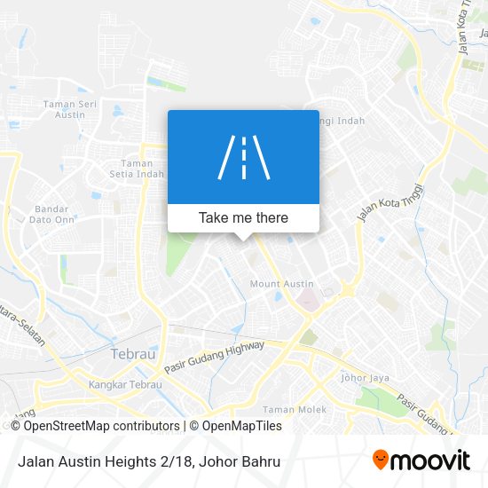 Jalan Austin Heights 2/18 map