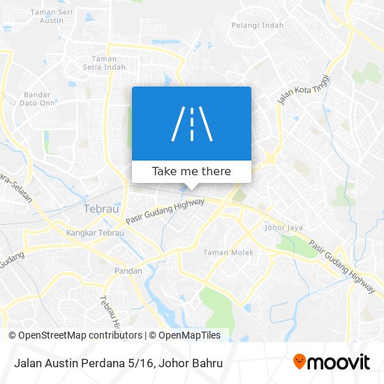 Jalan Austin Perdana 5/16 map