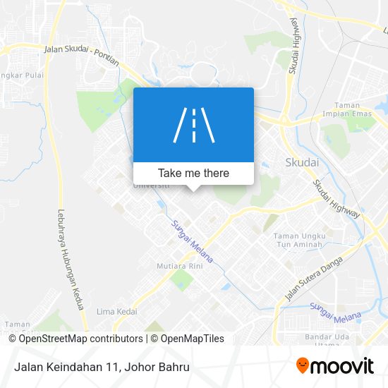Jalan Keindahan 11 map
